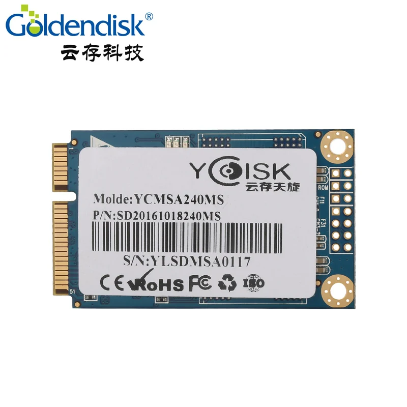 Goldendisk YCdisk серийный 240 ГБ 256 mSATA SSD с Кэш памятью для ноутбука Intel Samsung Gigabyte Thinkpad Lenovo