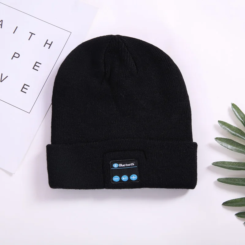 BGreen Bluetooth Knit Cap Headphone Wireless Warm Sports Hat Headset With Mic Support Call | Earphones &amp Headphones