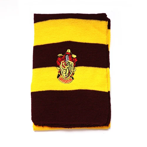 Gryffindor Slytherin Ravenclaw Hufflepuff для взрослых или детей, зимний длинный хлопковый шарф, теплый шейный платок для мальчиков и девочек на осень - Цвет: Gryffindor