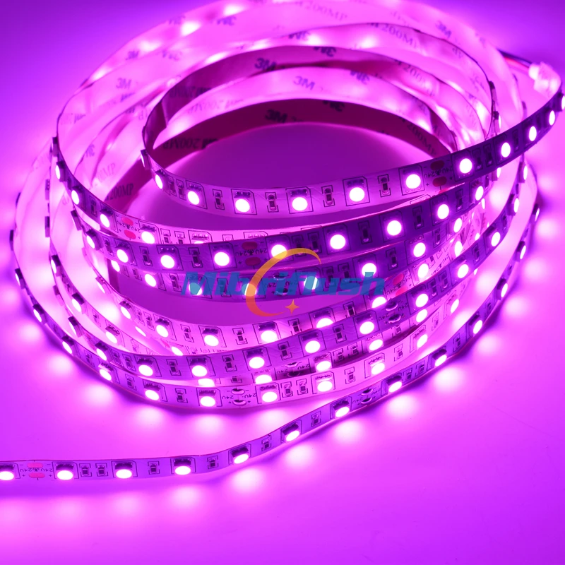 Светодиодная гибкая лента SMD5050 неводостойкая 24 В теплый белый/RGB | Лампы и
