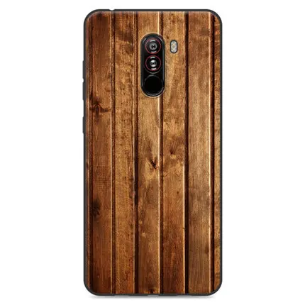 Чехол для Xiaomi Pocophone F1, чехол для Xiaomi Poco F1, чехол с текстурой древесины, чехол для телефона, чехол для Xiaomi Pocophone F1, глобальная Версия F 1, чехол
