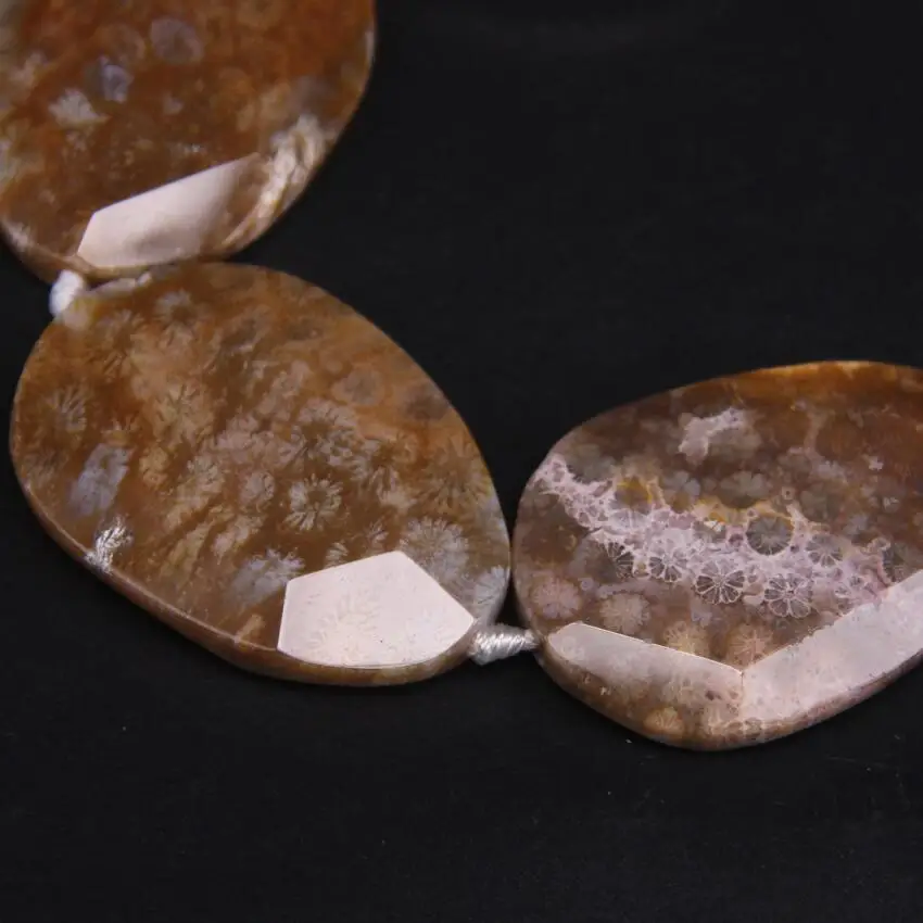 7-8PCS/strand Large Size Faceted Yellow Coral Jades Slab Nugget Beads Chrysanthemum Stone Agates Slice Pendants Jewelry Making | Украшения
