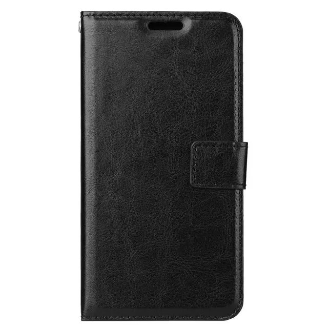 Black Для Red mi Note 7 Чехол Note 6 Pro Роскошный кожаный флип чехол для Xiao mi Redmi 6A 6 A A6 чехол Funda mi Redmi 7 Чехол красный mi 5 5 Plus - Цвет: Black