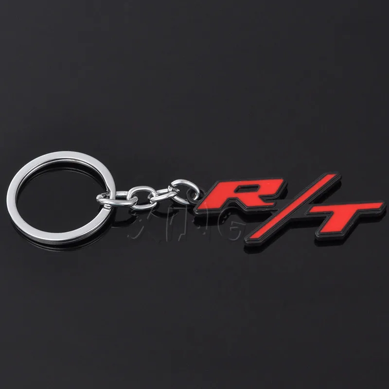 Металлический автомобильный брелок, брелок для ключей, брелок для Jeep RT Dodge R/T, логотип Challenger, зарядное устройство для путешествий, ram, аксессуары для укладки