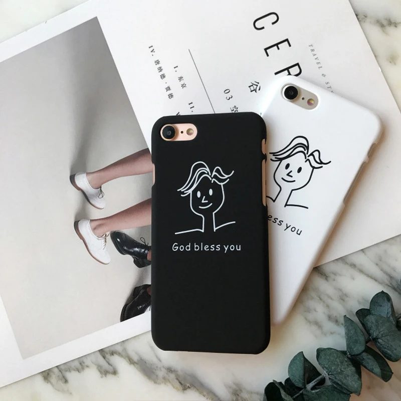 Jiban граффити ручной росписью мультфильм телефона чехол для iPhone 5S 5SE 6 S 7 Plus 8 плюс