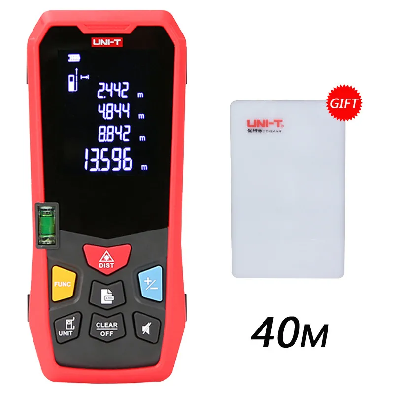 UNI-T лм серии лазерный дальномер; LM40/LM50/LM60/LM80/LM100/LM120/lm150лазерный дальномер/Лазерная электронная линейка - Цвет: LM40(40m)