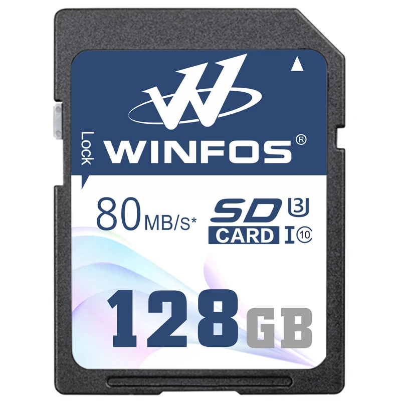 SD карта памяти Winfos 128 ГБ 64 32 класс 10 8 16 ГБ|Карты памяти| |