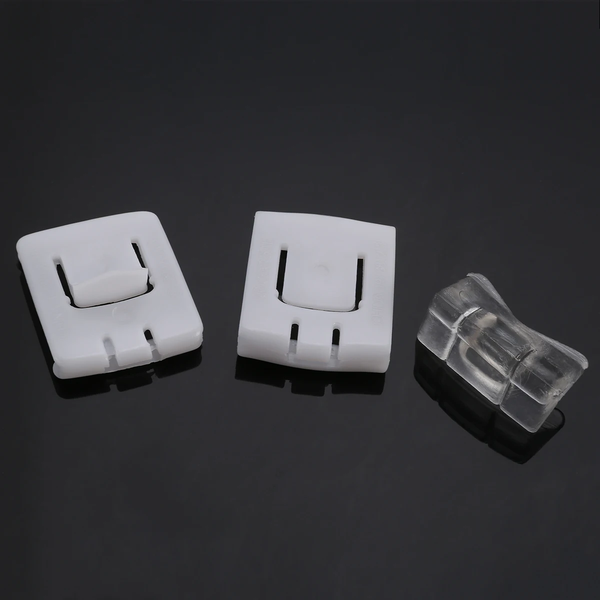 Комплект из 2 предметов 6 шт. белый авто сиденья Железнодорожный зажим бегунка