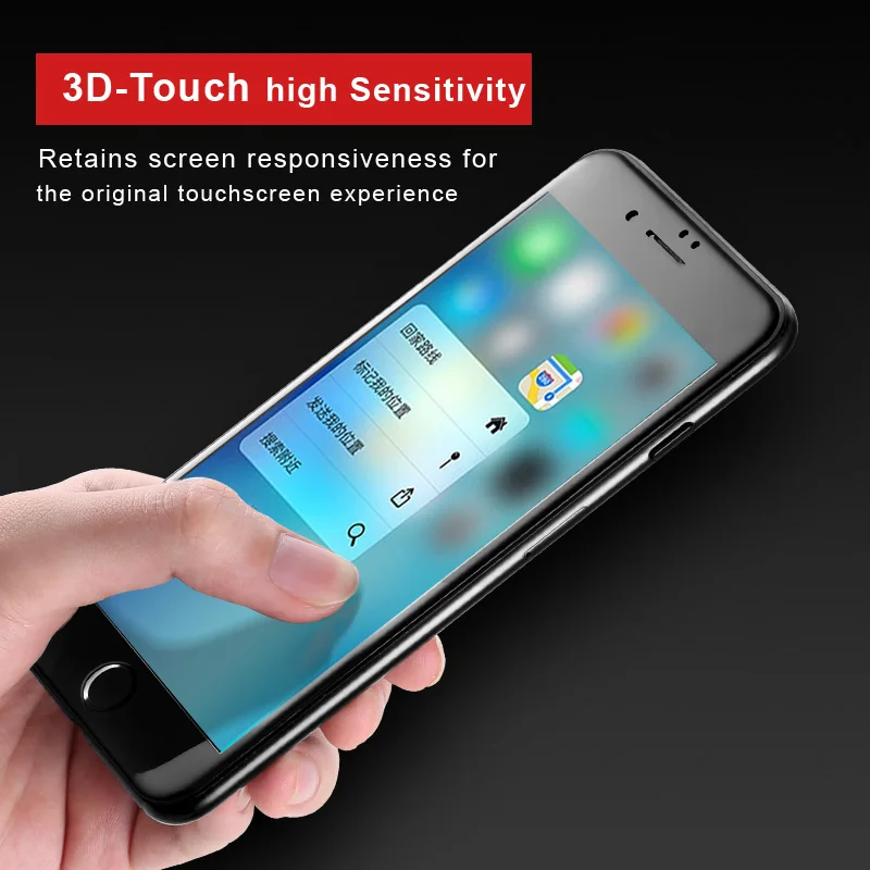 Vpower для iPhone 7/ 7 plus закаленное стекло защиты экрана ультратонкая 3D мягкая боковая