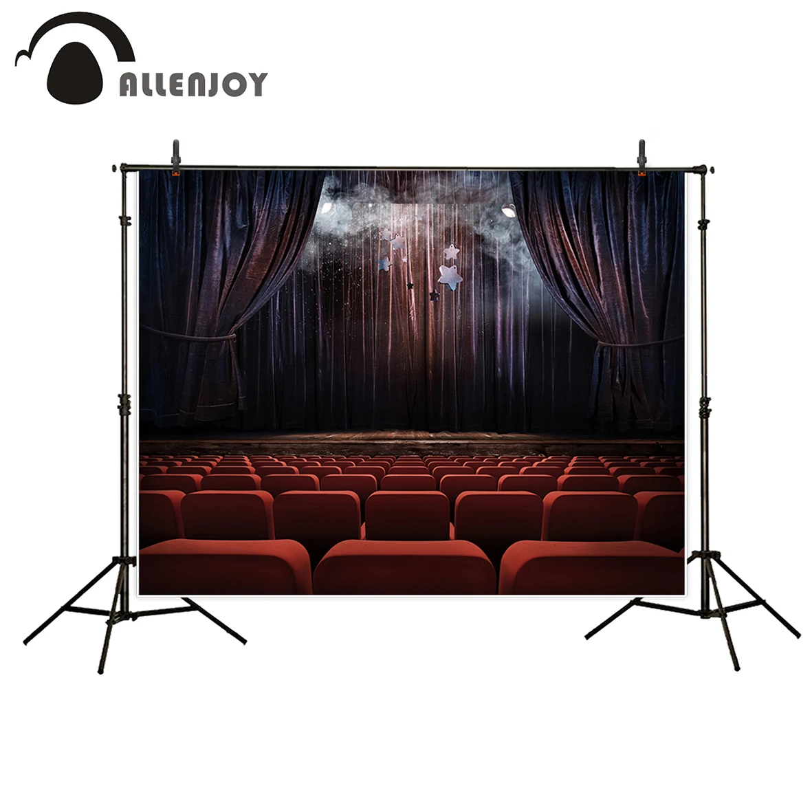 

Фон для фотосъемки Allenjoy, старинный красный кинотеатр, сцена, Хэллоуин, новый фон, фотосессия, фотопринтер на заказ