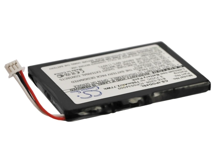 MP3 MP4 PMP батарея для APPLE iPOD 4 го поколения (P/N 616 0183 ) 750 мАч|battery for ipod|ipod 4th generation batteryipod