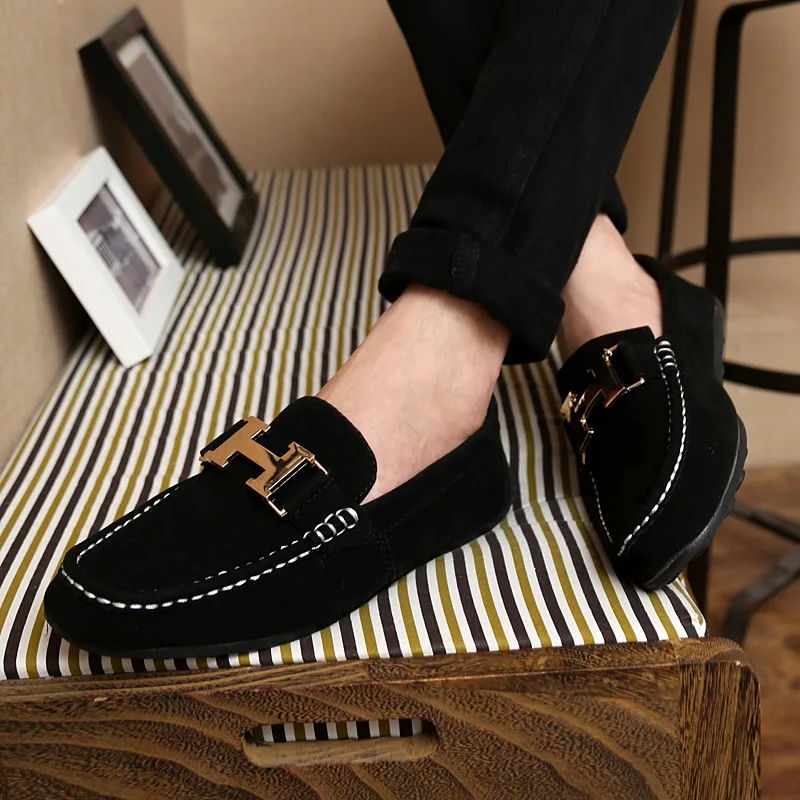 Новая мода обувь Мужская летняя Шапочка замшевые туфли повседневная матовый