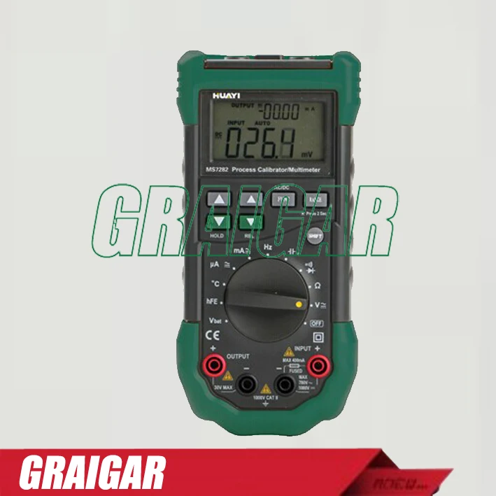 MS7282 AC DC калибратор процесса с истинным RMSK-тип светодиодный экран blacklight |