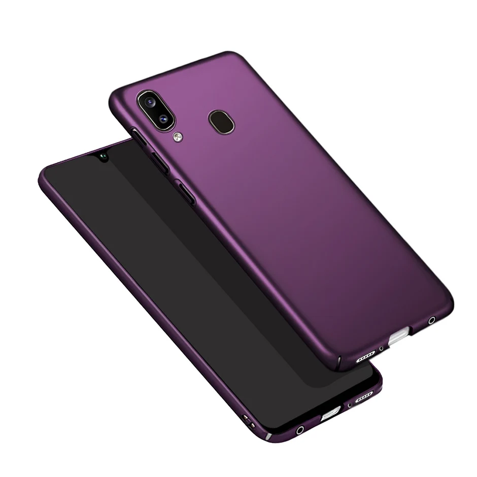 Чехол для Samsung Galaxy A20 6 4 дюйма Жесткий Тонкий матовый чехол из поликарбоната A 20 A205