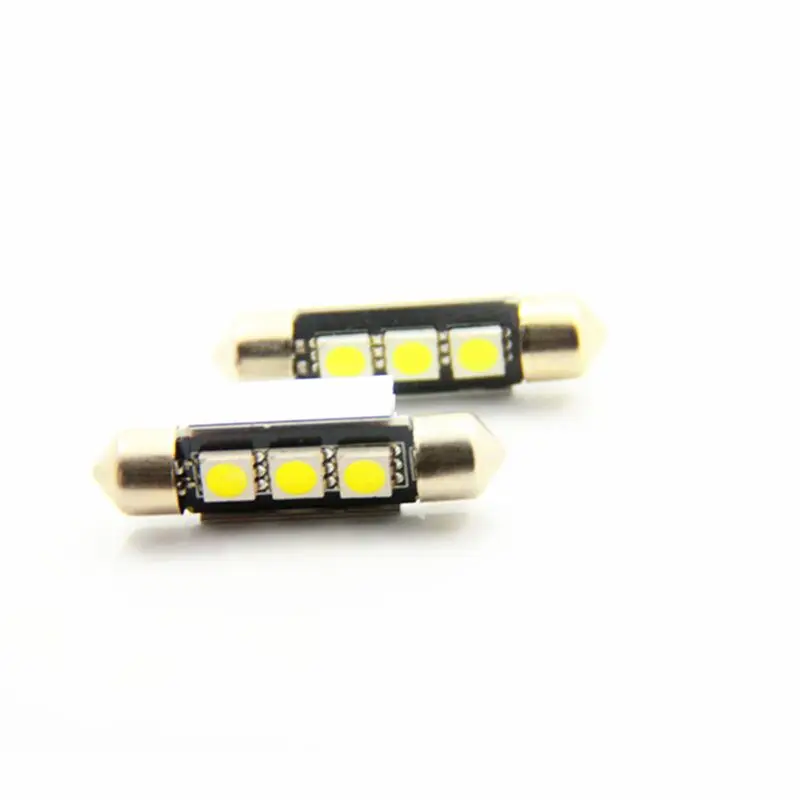 Бесплатная доставка 2 светодиода без ошибок OBC Освещение номерного знака для