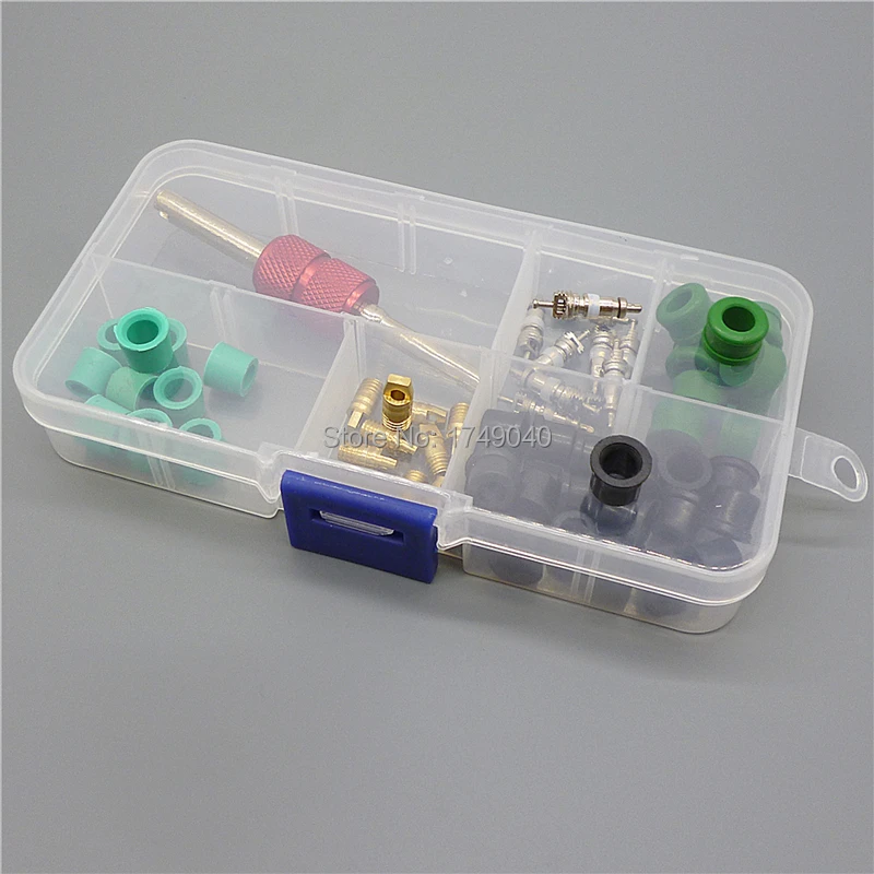 Адаптер шланга кондиционера A/C резиновая прокладка шайба сердечник клапана