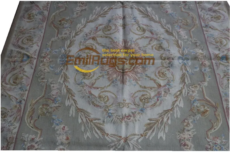 Натуральная овечья шерсть античный стиль Aubusson неоклассический ковер