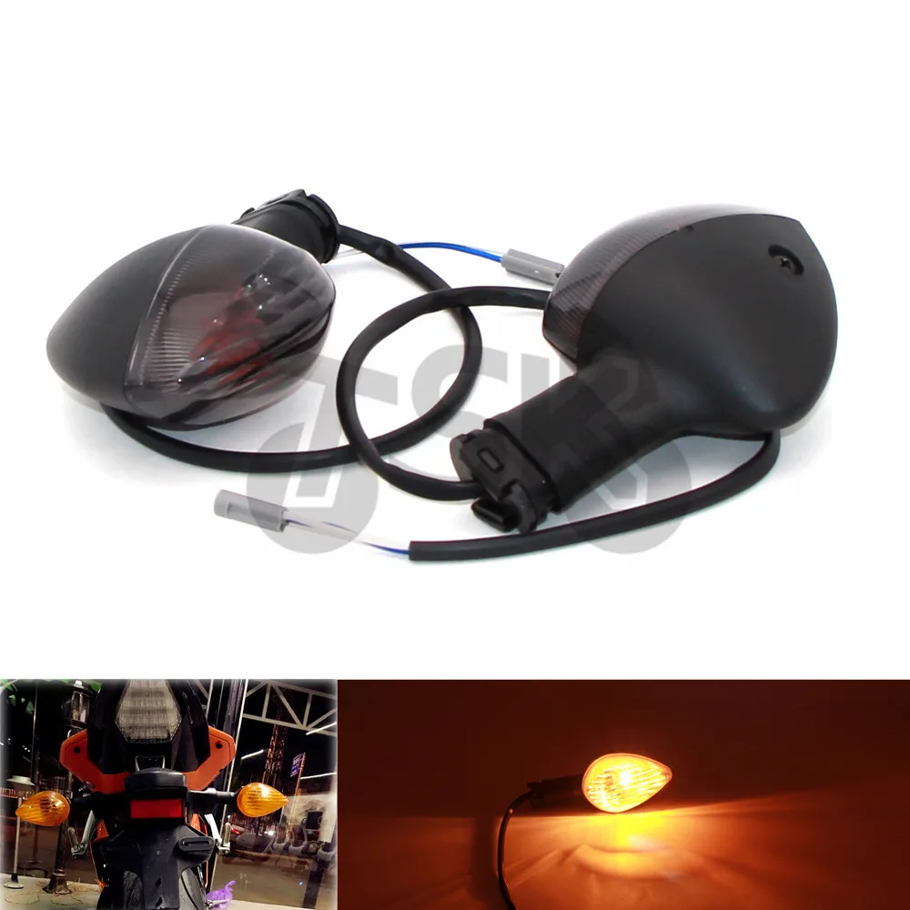 

For YAMAHA YZF R1 R6 R25 R3 XSR900 TDM900 Motorcycle Accessories Turn Signals Indicator Light Lamp black color High quality