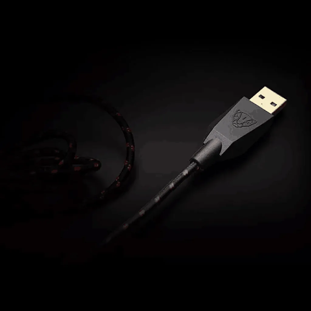 Профессиональная Проводная игровая мышь 5500 dpi Silent Mause 7 кнопок кабель USB