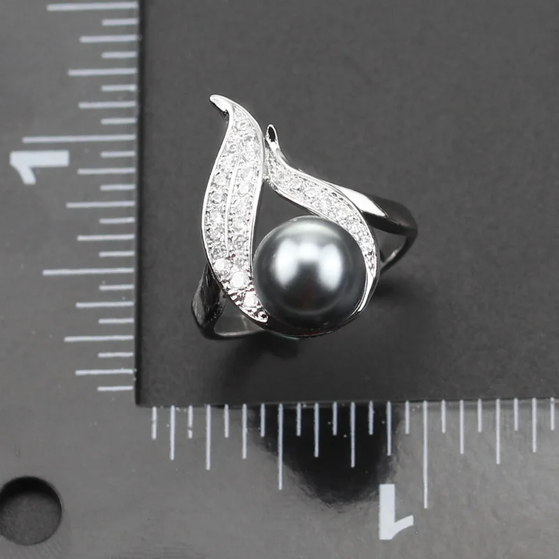 2017 новое поступление серый искусственный жемчуг свадебный подарок набор