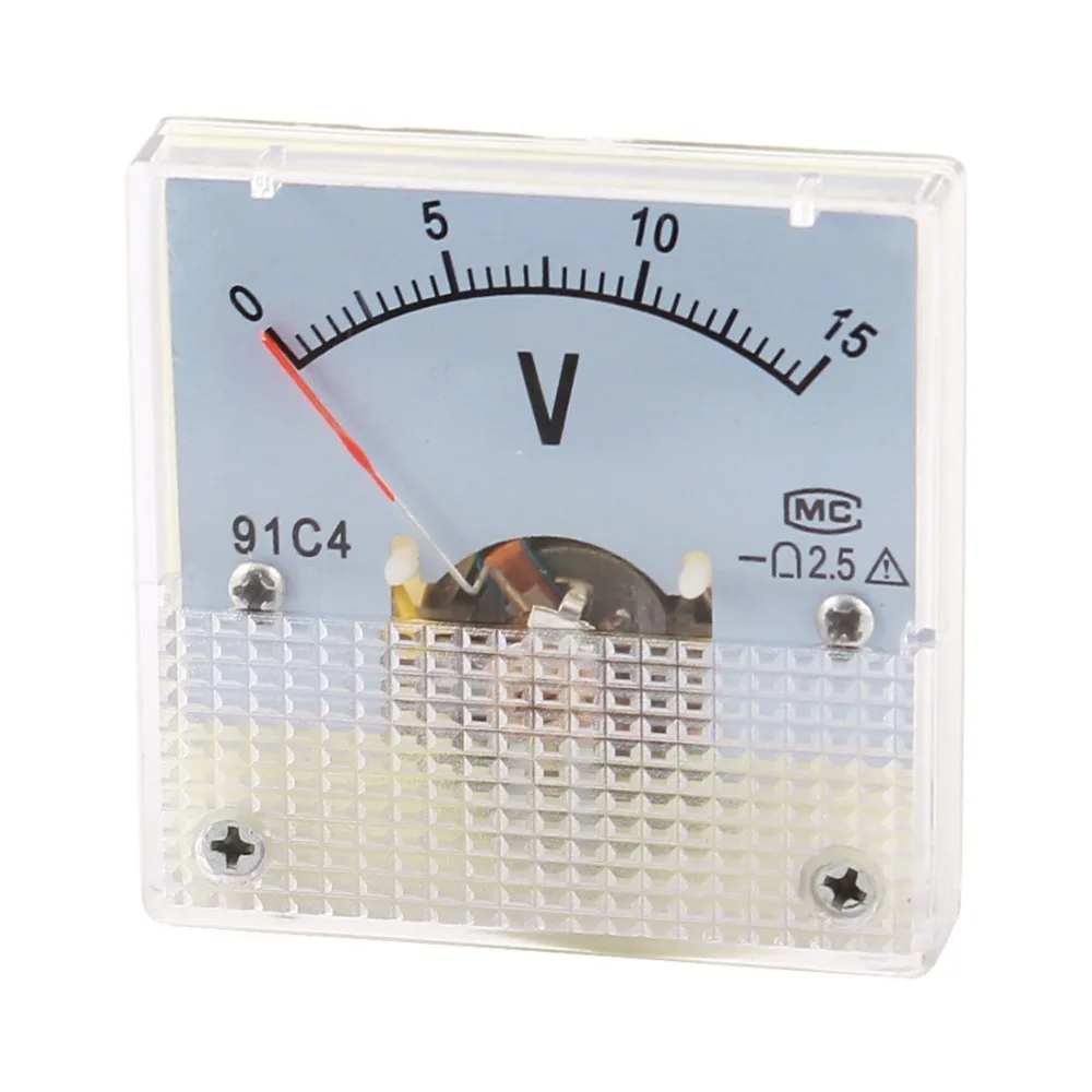 Новые аналоговые Напряжение метр колеи 91C4 DC5V 10 В 15 20 30 50 | Инструменты