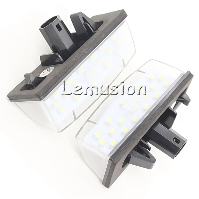 1 пара светодиодный светильник для номерного знака автомобиля 12 в белый SMD