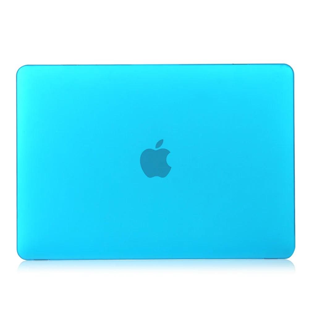 Sky Blue Чехол для ноутбука Apple, прорезиненный(матовый) жесткий чехол для Mac Book белый 1" MC 516 MC207 A1342 крышка клавиатуры - Цвет: Sky Blue
