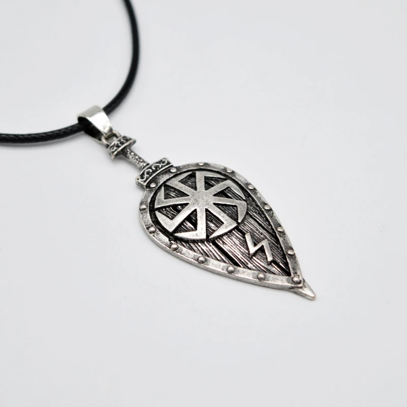 10 шт. Викинг Щит Кулон Цепочки и ожерелья для Для женщин мужчин Славянский оберег