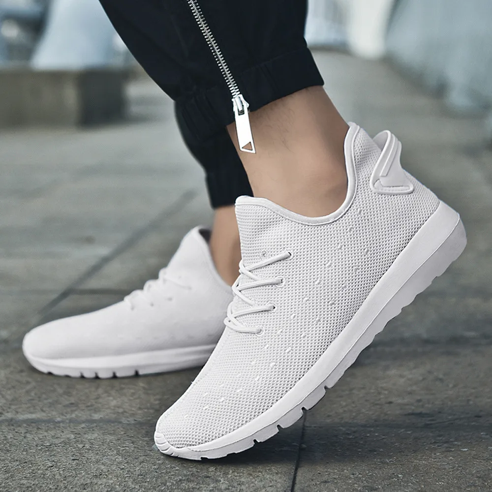 Мужская сетчатая обувь YOUYEDIAN Повседневная Удобная Обувь На Шнуровке chaussures femme botines mujer 2019 schoenen mannen #3|Женские
