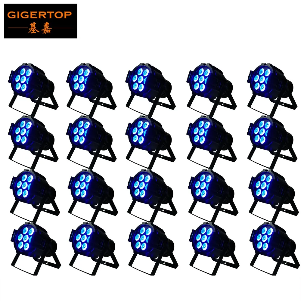 

20pcs/lot RGBW DMX512 LED Par Can 7x10W Stage Lights Aluminum Housing for Disco, Ballroom, KTV, Bar, Stage, Club, Party, Wedding