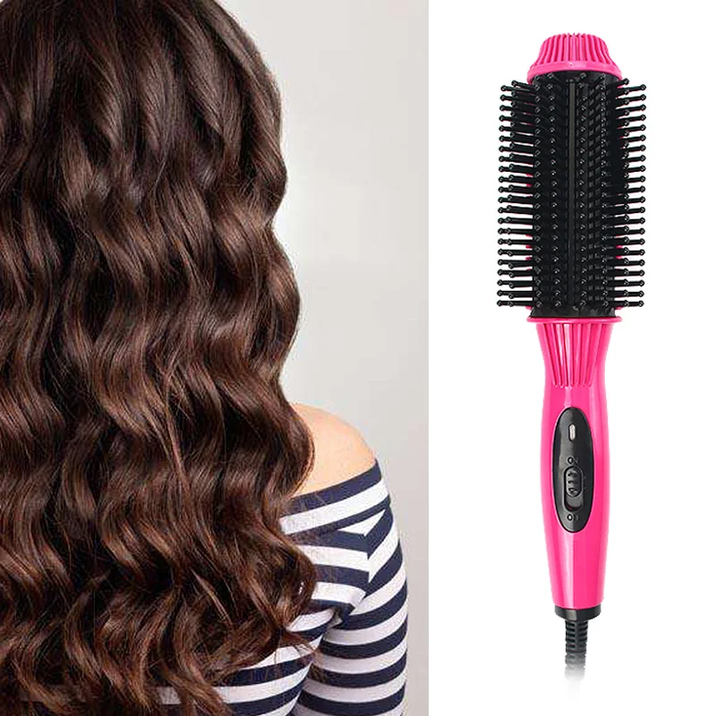 CSW два в одном многоцелевой Электрический Выпрямитель для волос Расческа завивки