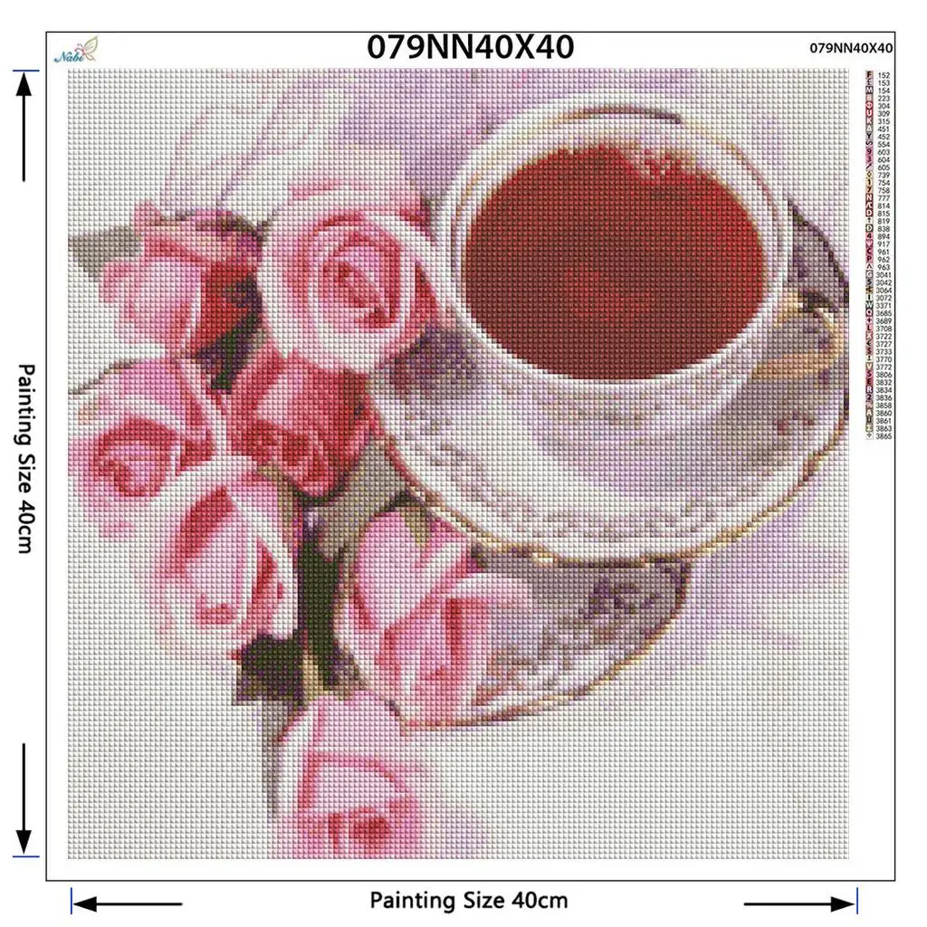 Полный квадратный алмаз 3d diy алмазная живопись Диаманд рисунок кофейной чашки