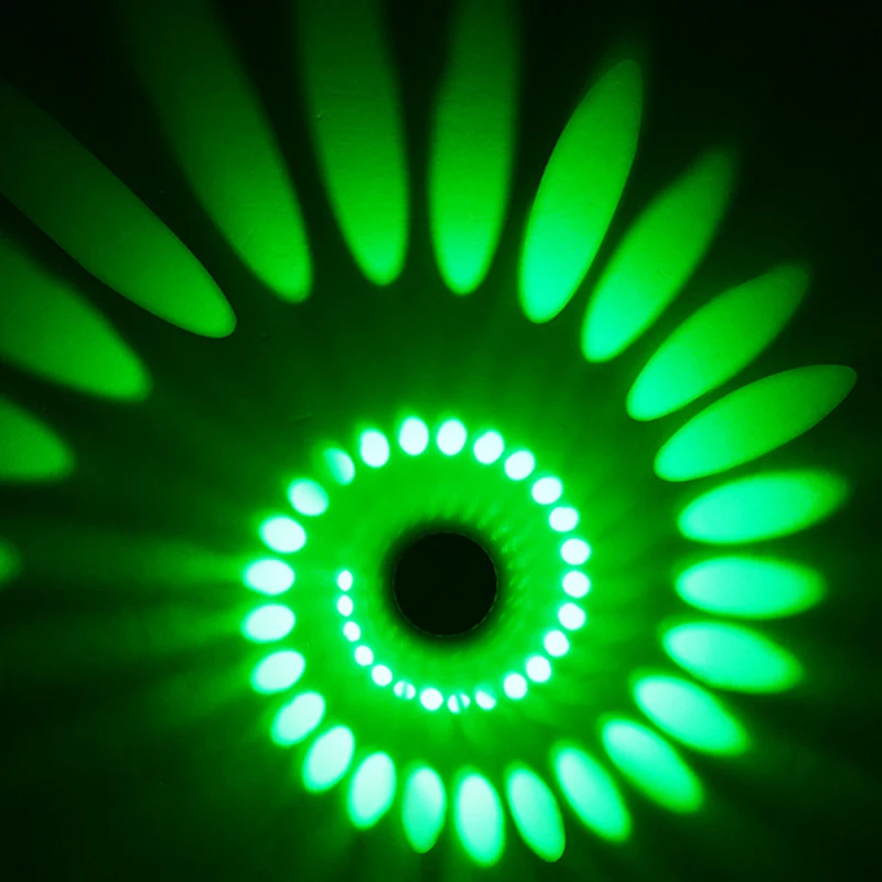 Современный светодиодный настенный светильник 3 Вт RGB AC85-265V настенные украшения