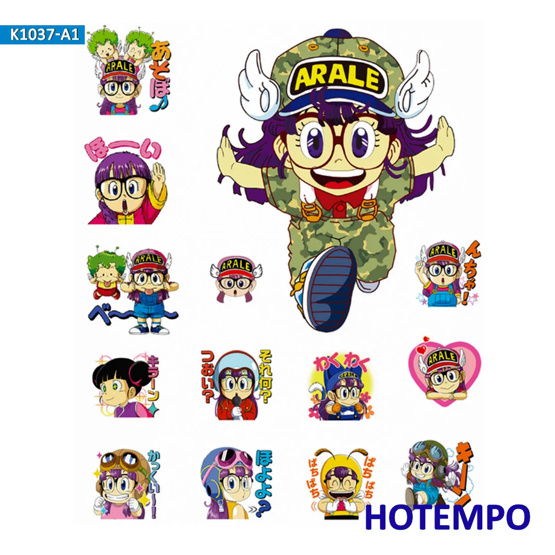Dr. IQ Arale наклейки для девочек Дети подарок DIY письмо дневник в стиле Скрапбукинг Канцелярские наклейки Pegatinas