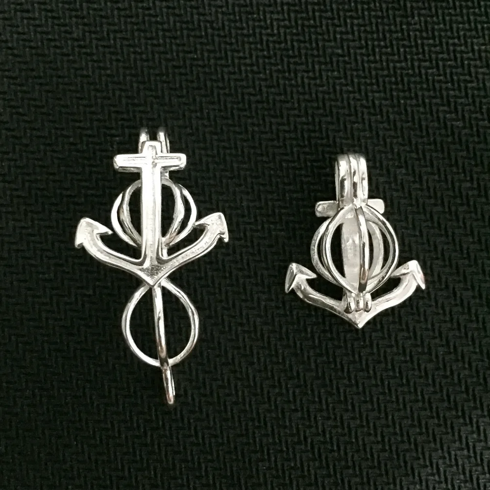 925 серебряный жемчужный кулон медальон из чистого серебра клетка можно открыть DIY