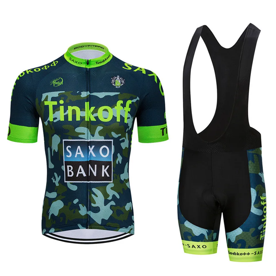 TINKOFF, Джерси, набор для велоспорта, профессиональная команда,, Джерси для велоспорта, MTB, одежда с коротким рукавом, набор для велоспорта, спортивная одежда, комплекты, Майо, Ropa Ciclismo - Цвет: Jersey and Bib pand1