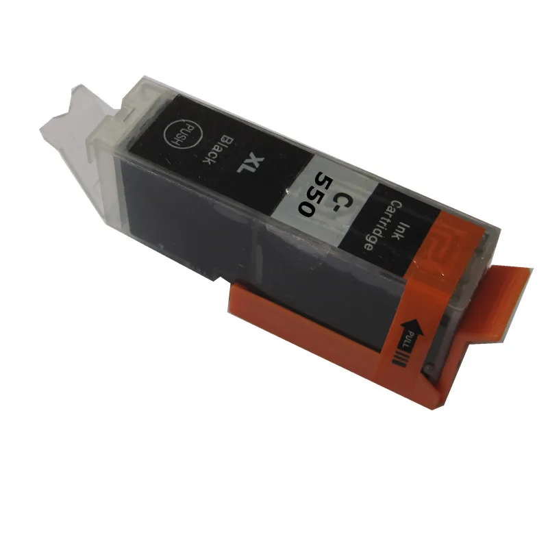 Цветной совместимый PG-550 Картридж с черными чернилами для Canon PIXMA MG5450 MG5550 MG5650 MG6350