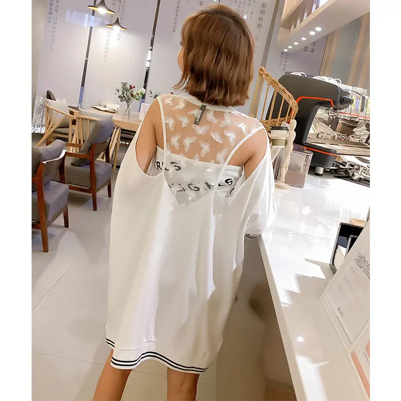 2019 летние кружевные платья с вырезами модные женские блестками и принтом героев