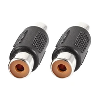rca adapter 5pcs female to female audio connector high quality coupler joiner barrel adapter for audio or video