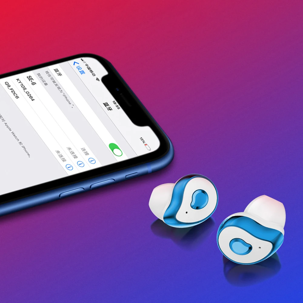 Беспроводные Bluetooth 5 0 наушники-вкладыши с зарядным устройством спортивные стерео