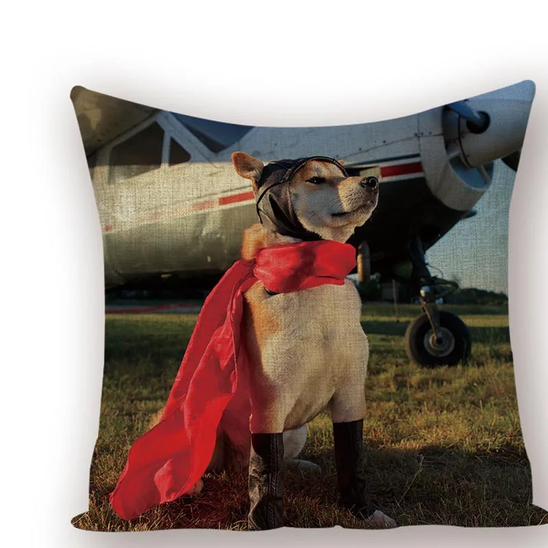 L1069-19 Doberman декоративные накидки на подушки, самоед подушки Чехол Диван животных Собака диванные подушки защитный чехол для телефона украшения дома Наволочки - Цвет: L1069-19