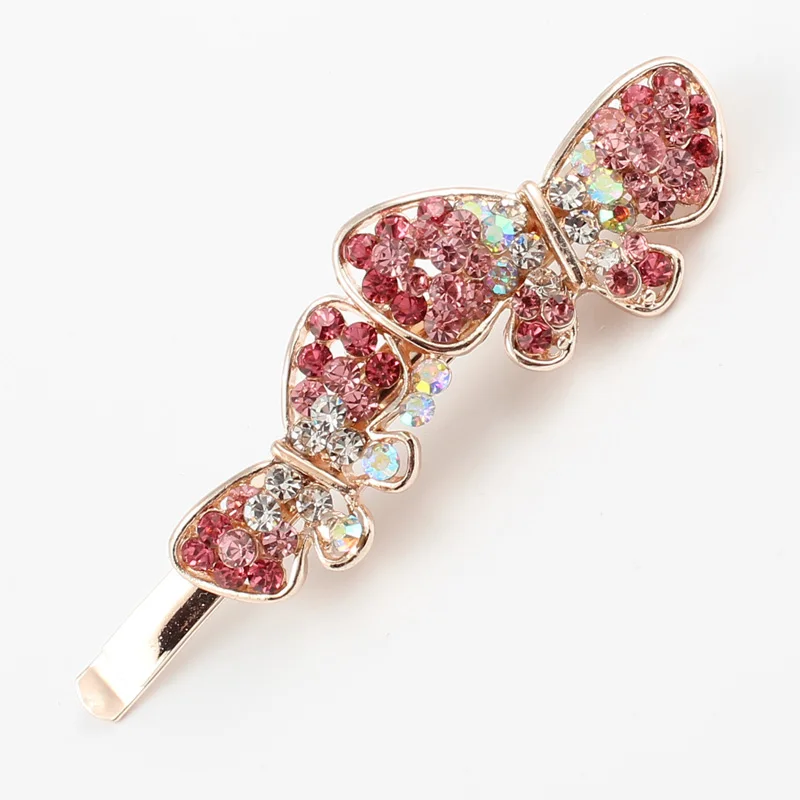 1 шт. заколка-бабочка для волос со стразами | Украшения и аксессуары