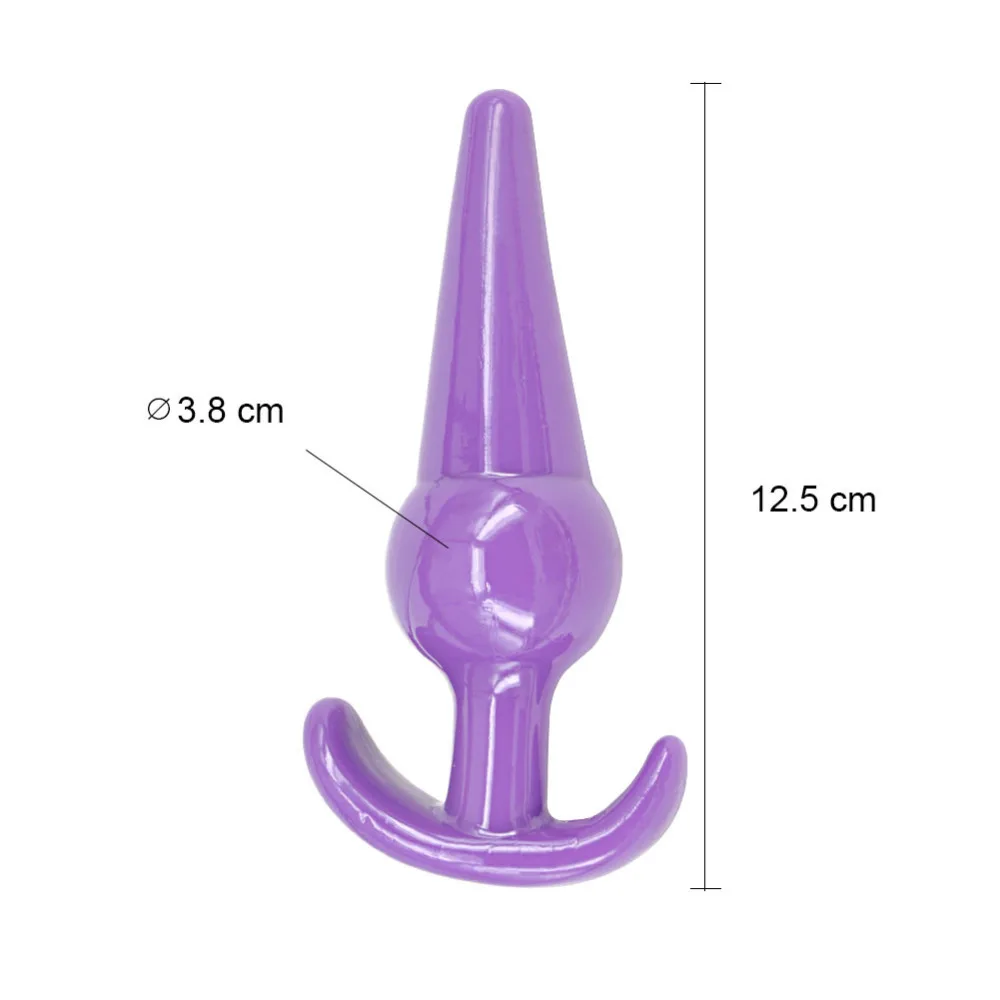 Anal Toys Soft Silicone Beads Butt Plug Jelly Real Skin Feeling Clitoris Stimulator Prostate Massager Adult Sex Products | Красота и