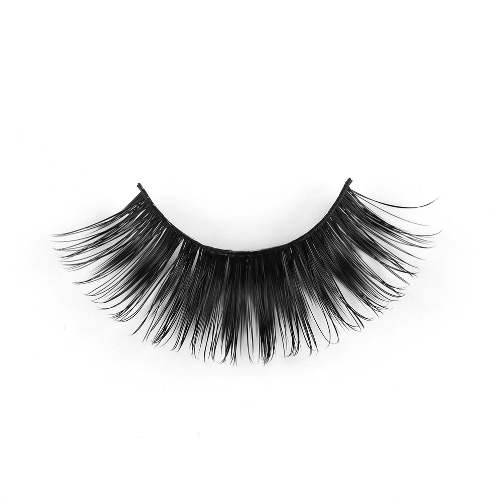 1 пара Искусственные черные натуральные накладные ресницы|eyelash extension tools|extension