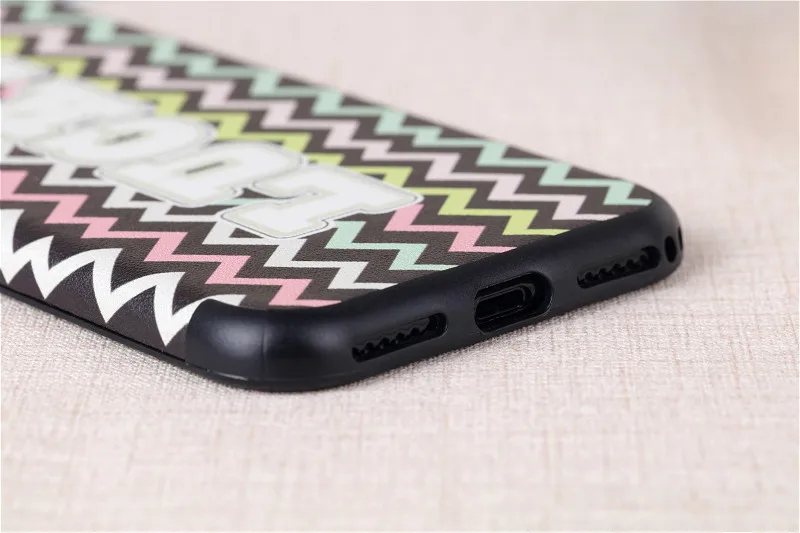 Модные геометрический Lucky мягкий тонкий Coque задняя крышка для Apple iPhone 7 Plus чехол