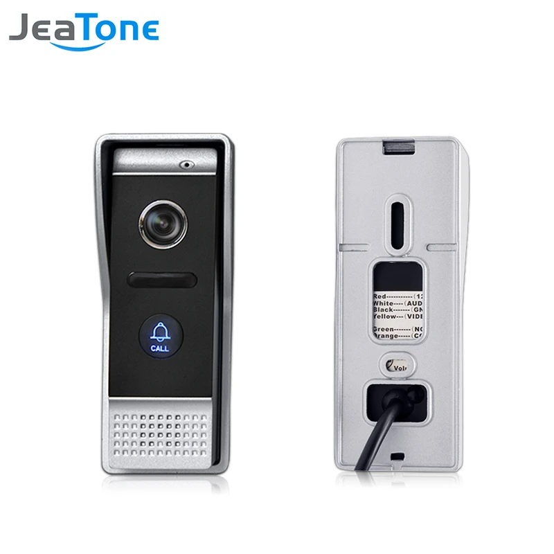 JeaTone 4 проводной 720P/AHD видео дверной звонок с 110 градусов широким углом & IP65