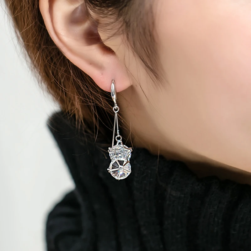 8 цветов модные корейские двойные кисточки в виде звезд длинные висячие женские