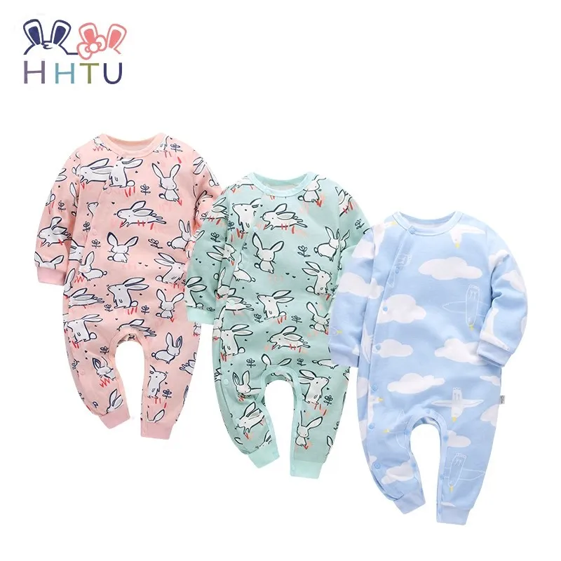 HHTU новинка 2019 детские комбинезоны хлопковая одежда для маленьких мальчиков и