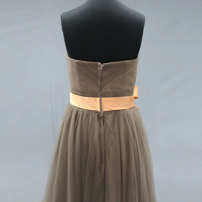 Berydress Элегантный Тюль Партии Dress Длина Пола Без Бретелек Рукавов Пром Dress|prom