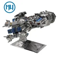 MU маленькая желтая пчела эксклюзивный дизайн Автоботы могут изменить голову головоломки игрушки 3D металлическая Сборная модель DIY Jigsaw коллекция